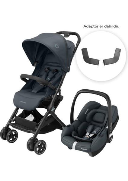 Maxi-Cosi Lara2-Cabriofix I-Size Ultra Kompakt Kabin Boy Seyahat Sistem Bebek Arabası Essential Graphite