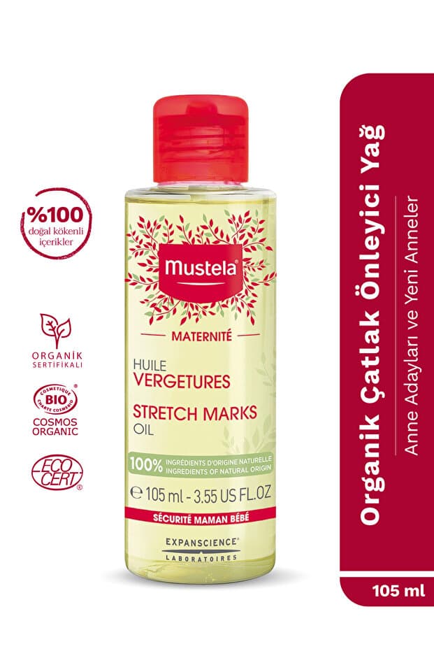%100 Doğal İçerikli Organik Sertifikalı Nemlendirici Kokusuz Çatlak Yağı 105 ml